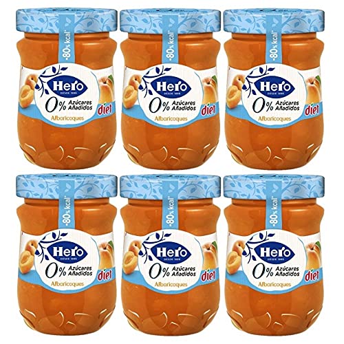 Hero Diet: Mediterranean Apricot jelly - 280g pack of 6 jars von White Brand