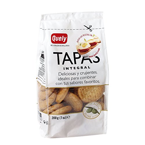 Tapas integral - knuspriges Vollkorn-Brot für Häppchen - 200g von Quely