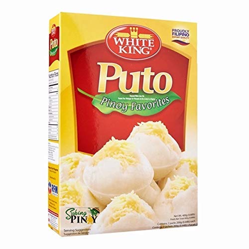 White King Puto (gedämpfter weißer Kuchen) Mix 400 g – White King Puto Mix (Reiskuchenmischung) ist eine einfache Möglichkeit von White King