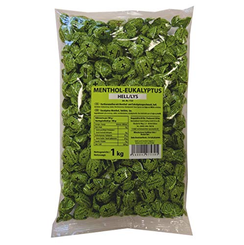 EUKA MENTHOL Eukalyptus Bonbons hell, ca. 150 Eukalyptus Drops, 1er Pack (1 x 1000 g) EUKA MENTHOL Eukalyptus Bonbons hell, ca. 150 Eukalyptus Drops, 1er Pack (1 x 1000 g) von White Label