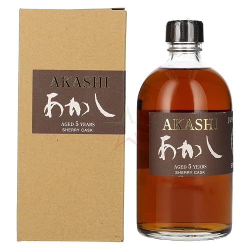 White Oak AKASHI 5 Years Old Single Malt Whisky SHERRY CASK in Geschenkbox 50,00% 0,50 lt. von White Oak Akashi
