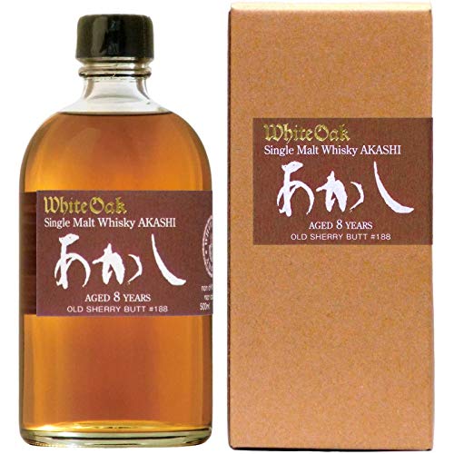 Akashi White Oak Whisky 8 Jahre Old Sherry Butt 0,5l Akashi White Oak Whisky 8 Jahre Old Sherry Butt 0,5l von White Oak