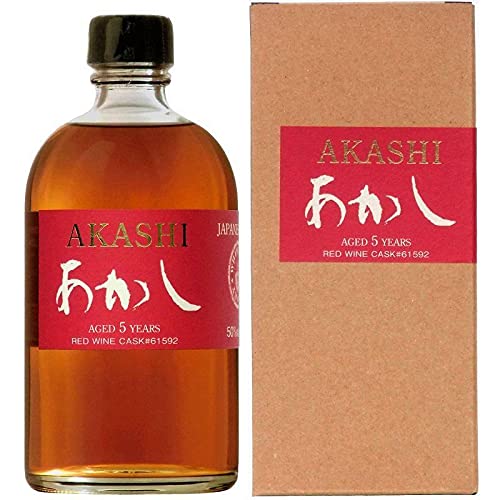 WHISKY RED WINE CASK AGED 5 Jahre 50 CL IN ASTUCCIO von Akashi