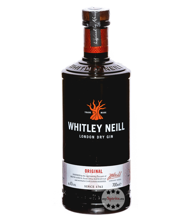 Whitley Neill Original London Dry Gin (43 % Vol., 0,7 Liter) von Whitley Neill Gin