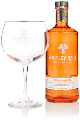 Whitley Neill Blood Orange Gin Geschenkbox mit Glas 0,7l - 43% von Whitley Neill