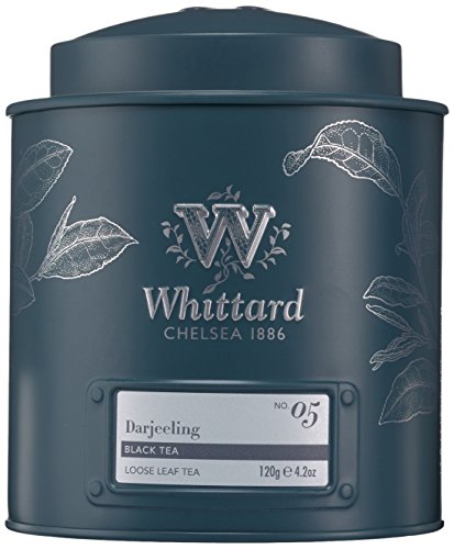 Whittard of Chelsea Darjeeling Loose Leaf Tea Caddy, 1er Pack (1 x 120 g) von Whittard