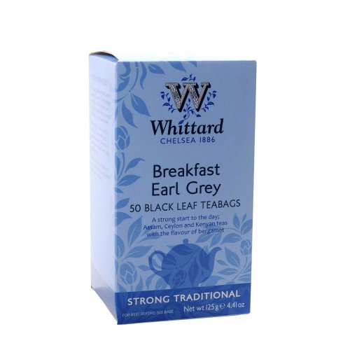 Breakfast Earl Grey, 50 Teebeutel von Whittard