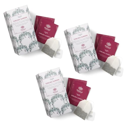 Whittard® | Chelsea Garden Weißer Tee und Aromen | Aromen von weißen Teerosenblättern – 3 x 25 Filter (150 g) | Zarter, entspannender weißer Tee von Whittard