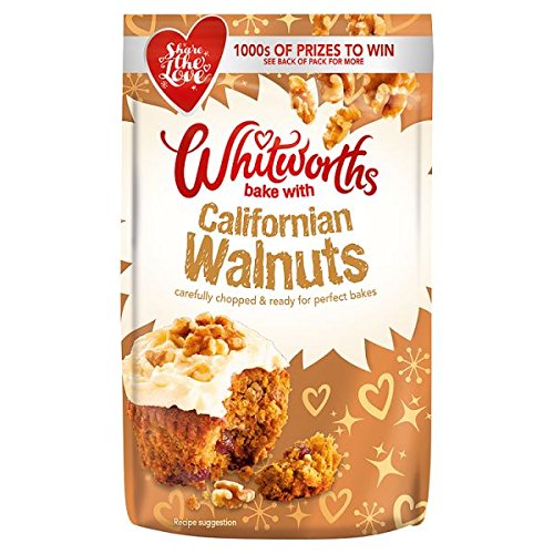 Whitworths Bake mit kalifornischen Walnüsse 100g (Packung mit 6 x 100 g) von Whitworths