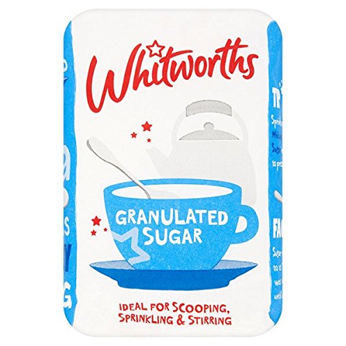 Whitworths Zuckerraffinade 500g (Packung mit 10 x 500 g) von Whitworths