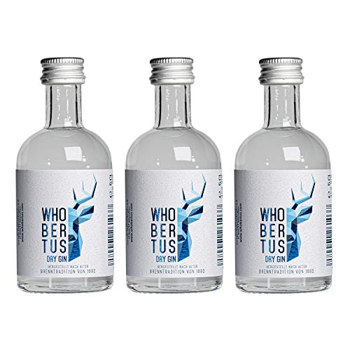 Whobertus Bayerischer Dry Gin (3 x 0.05 l) von Whobertus Dry Gin