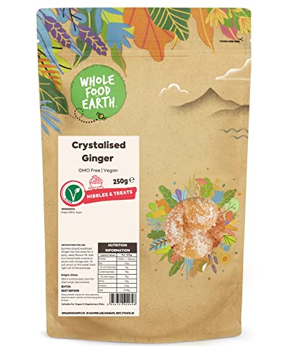 Wholefood Earth Crystalized Ingwer GMO Free - Vegan - Milchfrei - 250g Wholefood Earth Crystalized Ingwer GMO Free - Vegan - Milchfrei - 250g von Wholefood Earth