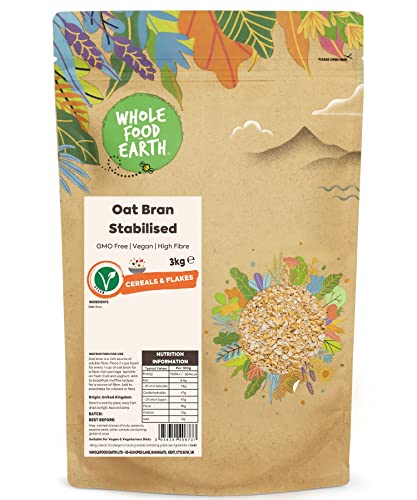 Wholefood Earth Oat Bran Stabilised 3 kg | GMO Free | High Fibre Wholefood Earth Oat Bran Stabilised 3 kg | GMO Free | High Fibre von Wholefood Earth