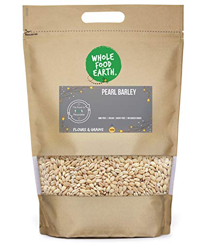 Wholefood Earth Pearl Barley - GMO frei - Vegan - Milchfrei - Ohne Zuckerzusatz, 2 kg von Wholefood Earth