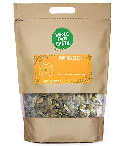 Wholefood Earth Pumpkin Seeds 1 kg | GMO Free | Natural | Source of Fibre | Source of Protein Wholefood Earth Pumpkin Seeds 1 kg | GMO Free | Natural | Source of Fibre | Source of Protein von Wholefood Earth
