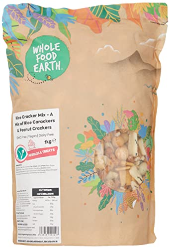 Wholefood Earth Rice Cracker Mix - A Mix of Rice Carackers and Peanut Crackers 1 kg | GMO Free | Dairy Free Wholefood Earth Rice Cracker Mix - A Mix of Rice Carackers and Peanut Crackers 1 kg | GMO Free | Dairy Free von Wholefood Earth