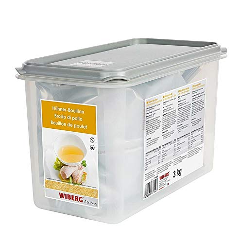 Hühner-Bouillon klar, kräftig, für 136 Liter, 3 kg Hühner-Bouillon klar, kräftig, für 136 Liter, 3 kg von Wiberg