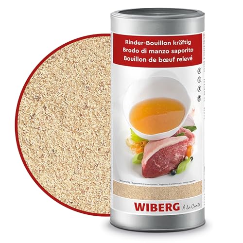 WIBERG Rinder-Bouillon kräftig – Aromatische Rinderbrühe und vielseitige Würze für Eintöpfe, Gulasch und Rindfleischgerichte, 1,1 kg von Wiberg