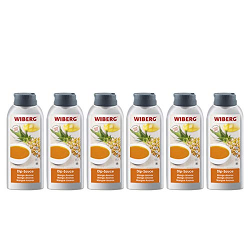 WIBERG Dip-Sauce Mango Ananas, mit Curry und Ingwer, 800g 6er Pack WIBERG Dip-Sauce Mango Ananas, mit Curry und Ingwer, 800g 6er Pack von Wiberg
