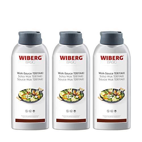 WIBERG - Wok Sauce Teriyaki, 800 g 3er Pack von Wiberg