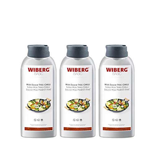 WIBERG - Wok Sauce Thai Chilli, 770 g, 3er Pack von Wiberg