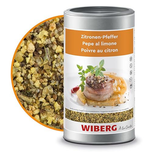 WIBERG Zitronen-Pfeffer Würzmischung – Frisch & würzig mit Zitronenschale und grünem Pfeffer – perfekt für Fisch, Meeresfrüchte und Gemüse, 750 g WIBERG Zitronen-Pfeffer Würzmischung – Frisch & würzig mit Zitronenschale und grünem Pfeffer – perfekt für Fisch, Meeresfrüchte und Gemüse, 750 g von Wiberg