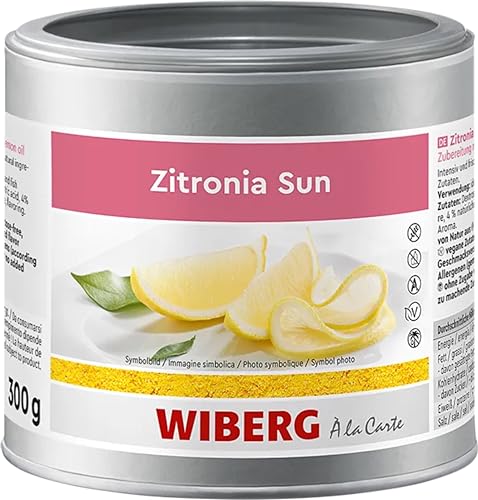 WIBERG Zitronia Sun, Zubereitung mit natürlichem Zitronenöl, 1er Pack (1 x 300 g) von Wiberg