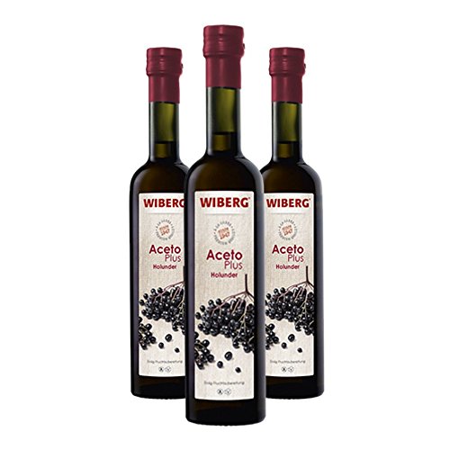 Wiberg AcetoPlus Holunder, 0,5L, 3er Pack von Wiberg