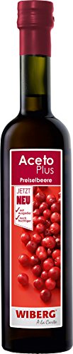 Wiberg AcetoPlus Preiselbeer-Essig, 1er Pack (1 x 500 ml) von Wiberg