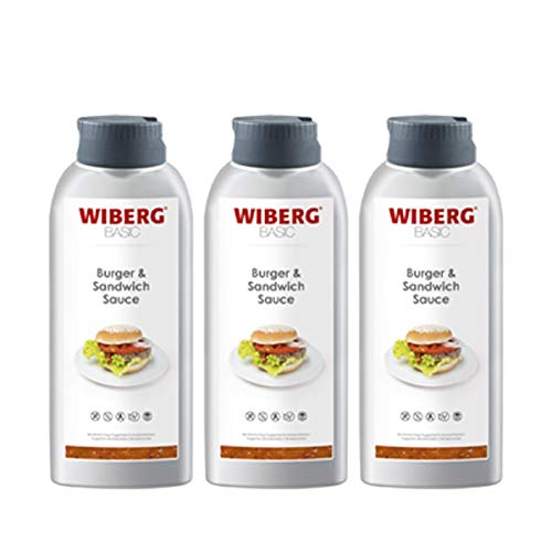 Wiberg BASIC Burger & Sandwich Sauce, vegan 3er Pack von Wiberg