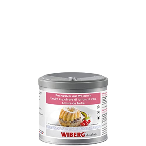 Wiberg - Trocken, Backpulver aus Weinstein, ohne zugesetztes Phosphat, 420g, Aromatresor, Kanister von ORTCI