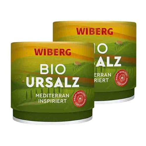 Wiberg Bio Ursalz Mediterran, 110g | Gewürzmischung | 2er Pack von Wiberg