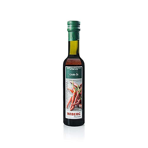 Wiberg Chili Öl, Natives Oliven-Öl Extra 99% mit Chilli-Aroma, 250 ml von Wiberg