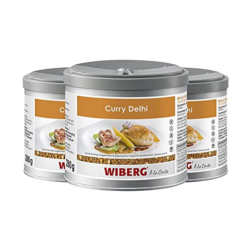 Wiberg Curry Delhi Gewürzzubereitung, 280g 3er Pack von Wiberg