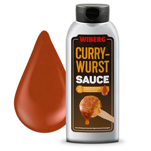 WIBERG Currywurst Sauce – Würzig-tomatige Gourmet-Sauce mit feiner Curry-Note – perfekt für Imbissklassiker, Pommes, Burger & Wraps, 750 ml von Wiberg
