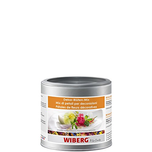 Wiberg Dekor-Blüten-Mix 25g Rosen-, Ringel- und Kornblumenblüten, 1er Pack (1 x 25g) von Wiberg