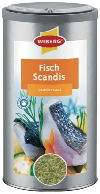 Wiberg Fisch Scandis Gewürzsalz 1200 ml, 1er Pack (1 x 1.2 L) von Wiberg