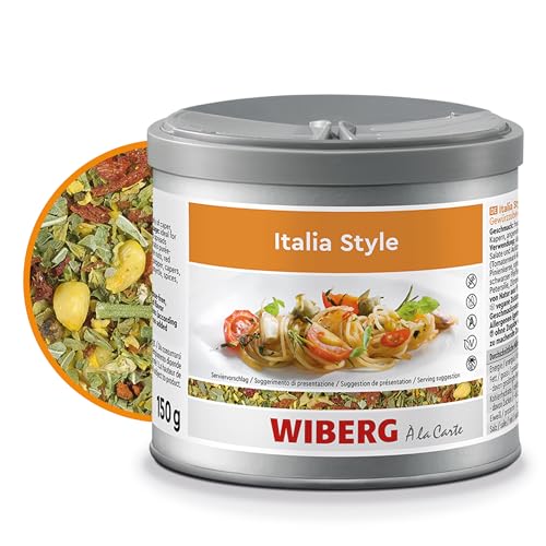 WIBERG Italia Style – Italienische Gewürzzubereitung mit Tomate, Pinienkernen, Kapern, Knoblauch, Oregano und Basilikum, ideal für die italienische Küche, 150 g WIBERG Italia Style – Italienische Gewürzzubereitung mit Tomate, Pinienkernen, Kapern, Knoblauch, Oregano und Basilikum, ideal für die italienische Küche, 150 g von Wiberg