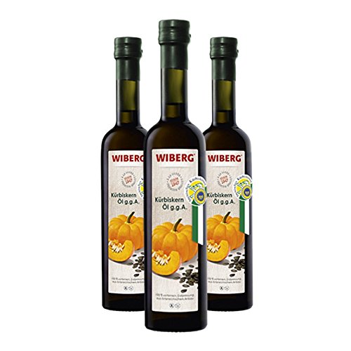 Wiberg Kürbiskern-öl g.g.A., 0,5L 3er Pack Wiberg Kürbiskern-öl g.g.A., 0,5L 3er Pack von Wiberg