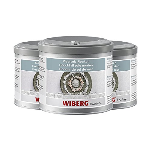 Wiberg Meersalz Flocken, 350g 3er Pack von Wiberg