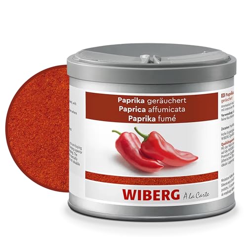 WIBERG Paprika geräuchert – Intensives Aroma für viele verschiedene Speisen – perfekt für Gulasch und Paprikagerichte, 270 g von Wiberg