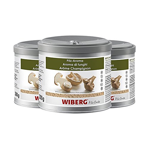 Wiberg Pilz-Aroma Gewürzzubereitung, 200g 3er Pack von Wiberg