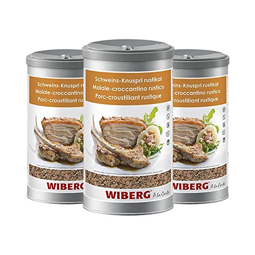 Wiberg Schweins-Knuspri rustikal Gewürzsalz, 880g 3er Pack Wiberg Schweins-Knuspri rustikal Gewürzsalz, 880g 3er Pack von Wiberg