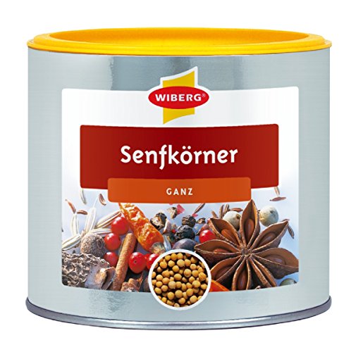 Wiberg Senfkörner ganz 470 ml, 1er Pack (1 x 470 ml) von Wiberg