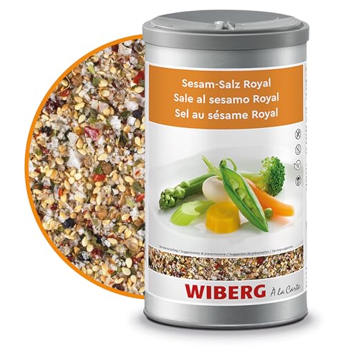 WIBERG Sesam-Salz Royal – Mit Meersalz und Nori Alge, ideal für Gemüsegerichte, Salate, Fisch & Meeresfrüchte – 600 g WIBERG Sesam-Salz Royal – Mit Meersalz und Nori Alge, ideal für Gemüsegerichte, Salate, Fisch & Meeresfrüchte – 600 g von Wiberg