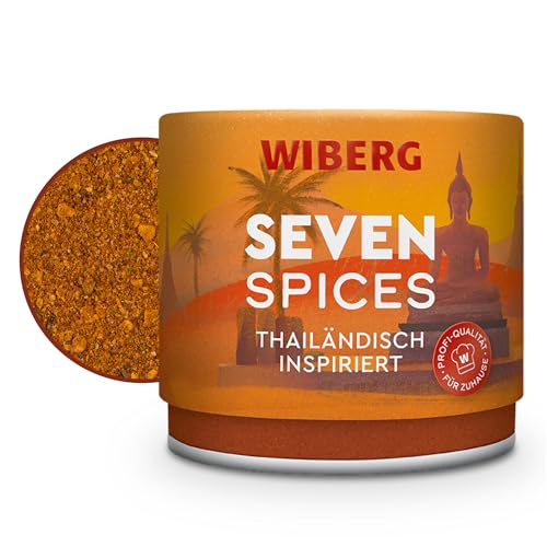 WIBERG Seven Spices Gewürzzubereitung – Thailändisch inspirierte Würzmischung mit Zitronengras & Koriander – Ideal für Fleisch, Fisch und Gemüse, 100 g von Wiberg