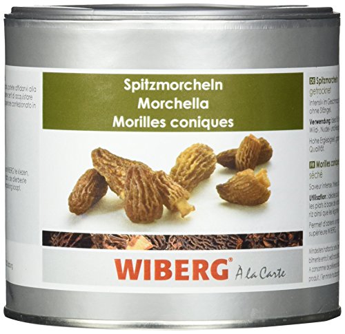 Wiberg Spitzmorcheln getrocknet ganz, 1er Pack (1 x 65 g) von Wiberg