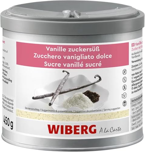 Wiberg Vanillezucker mit echtem Bourbon-Vanille Extrakt – Natürliche Bourbon-Vanillesamen – Vanille Sirup aromatisch und vielseitig, 200g Wiberg Vanillezucker mit echtem Bourbon-Vanille Extrakt – Natürliche Bourbon-Vanillesamen – Vanille Sirup aromatisch und vielseitig, 200g von Wiberg