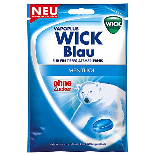 20 Beutel Wick Blau ohne Zucker a 72g von Wick Blau