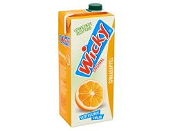 Wicky Fruchtgetränk Orange 1,5 ltr pro Packung, Tablett 8 Packungen von Wicky